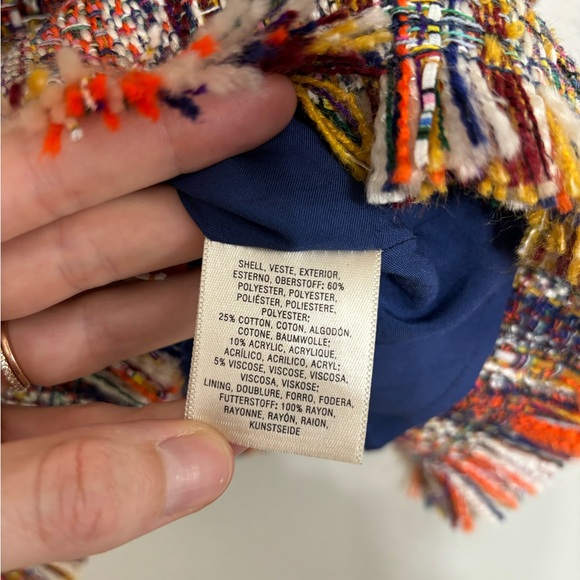 Anthropologie Maeve Two Piece Multicolor Tweed Skirt Set - Size 4/6 - Picture 5 of 11